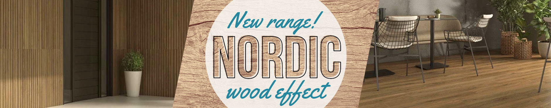 Nordic wood effect tiles