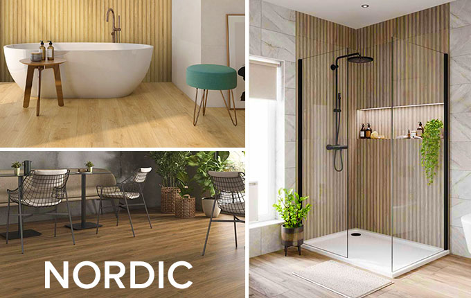Nordic Wood Effect Tiles