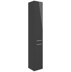 Tabo Modena Anthracite Gloss Floor Standing 2 Door Tall Unit 350mm