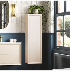 Tabo Orta Matt Cotton Wall Hung Tall Unit 345mm