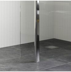 Tabo Splash Fresco Optional Wetroom Rotatable Panel Chrome 300mm