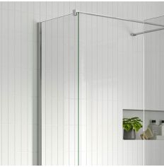 Splash Fresco Optional Wetroom Side Panel Chrome