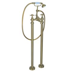 Tabo Stratford Brushed Brass Floor Standing Bath Shower Mixer Tap