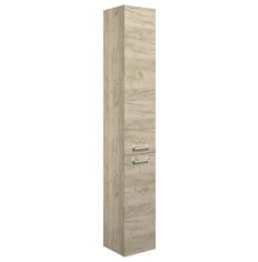 Tabo Ancona Oak Floor Standing 2 Door Tall Unit 350mm