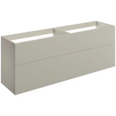Tabo Milan Matt Latte Wall Hung 4 Drawer Basin Unit 1180mm