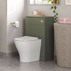 Tabo Milan Matt Olive Green Floor Standing WC Unit 500mm