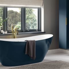 Apollo Bakerloo Freestanding Matt Blue Bath 1700 x 780 x 690mm