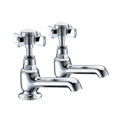 Tabo Ophelia Chrome Bath Pillar Taps