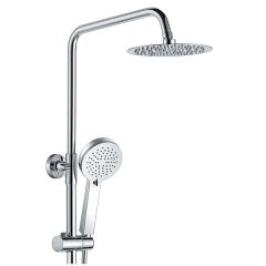 Tabo Alzato Thermostatic Bar Mixer Shower with Riser & Overhead Kit