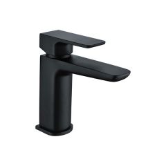 Tabo Corrado Matt Black Basin Mixer Tap & Waste