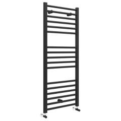 Tabo Forma Straight Ladder Matt Black Radiator 600 x 1200 x 30mm