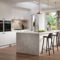 BA Firbeck Supermatt White Kitchen