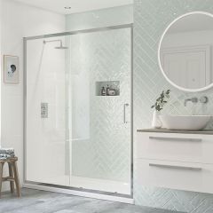 Splash Nuovo Sliding Door (shown in a recess)