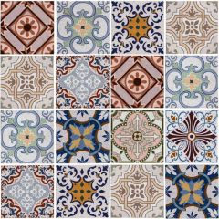 Kinetic Medine Patterned Mosaic 30 x 30cm
