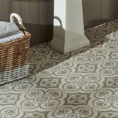 Odyssey Knightshayes Light Grey on Chalk Tiles