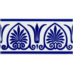 Original Style Parthenon Royal Blue Border Tile