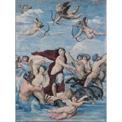 Original Style Raffaello Sanzio: Galatea Masterpiece Tile