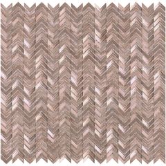 Porcelanosa Gravity Aluminium Arrow Rose Gold Mosaic 29.8 x 30cm