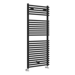 Tabo Compostela Round Black Ladder Radiator 500 x 1190 x 50mm