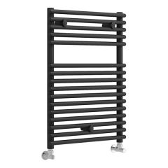 Tabo Compostela Round Black Ladder Radiator 500 x 730 x 50mm