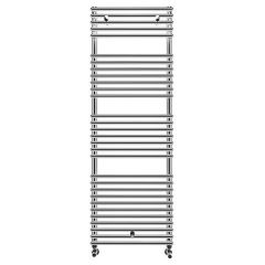 Tabo Compostela Round Chrome Ladder Radiator 500 x 1450 x 50mm