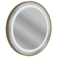 Tabo Future Front-Lit LED Brushed Bronze Mirror 600 x 600mm