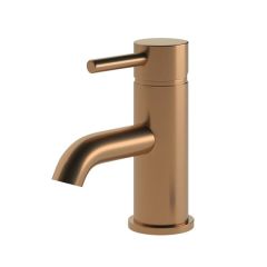 Tabo Hero Brushed Bronze Cloakroom Basin Mixer Tap & Waste