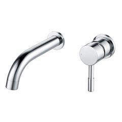 Tabo Hero Chrome Wall Mounted Basin Mixer Tap