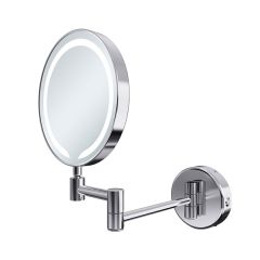 Tabo Minute Round LED Chrome Cosmetic Mirror 234 x 320mm