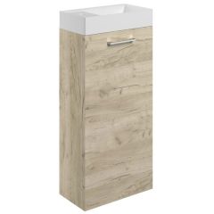 Tabo Modena Oak Floor Standing 1 Door Basin Unit & Basin 410mm