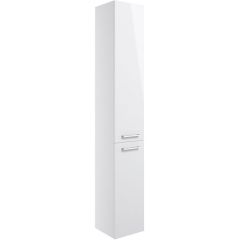 Tabo Modena White Gloss Floor Standing 2 Door Tall Unit 350mm