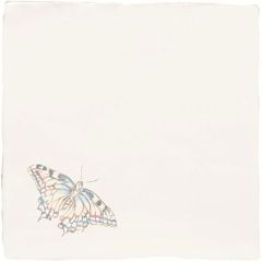 Winchester Residence Indigo Swallowtail Pastel Field Tile 13 x 13cm (papyrus)