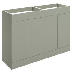 Tabo Milan Matt Olive Green Floor Standing 4 Door Basin Unit 1180mm