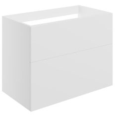 Tabo Milan Matt White Wall Hung 2 Drawer Basin Unit 790mm