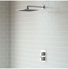 Tabo Strada 2 - Single Outlet Twin Shower Valve with Overhead Kit