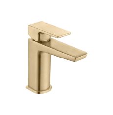 Tabo Corrado Brushed Brass Basin Mixer Tap & Waste