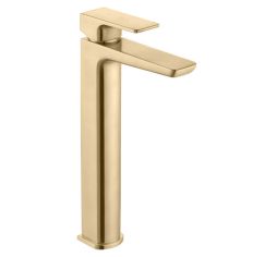 Tabo Corrado Brushed Brass Tall Basin Mixer Tap