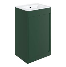 Tabo Elisa Matt Conifer Green Floor Standing 1 Door Basin Unit 510mm