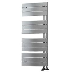 Tabo Spazio Curved Panel Ladder Chrome Radiator 550 x 1080 x 49mm