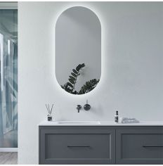 Tabo Venus Obround Back-Lit LED Mirror 400 x 800mm