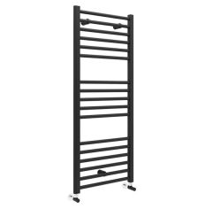 Tabo Forma Straight Ladder Matt Black Radiator 600 x 1200 x 30mm