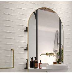 Azulev Aura Relief Blanco Tiles