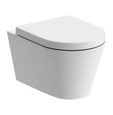 Kew Rimless Wall Hung WC & Soft Close Seat