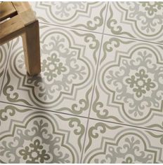 Odyssey Vogue Green on Chalk Tiles