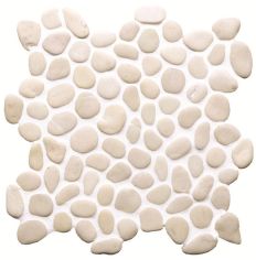 Original Style Ivory Samoa Pebble Mosaic 290 x 290mm 