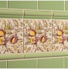 Original Style Pomegranate Continuous Pattern Tile