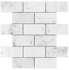 Original Style Viano White Brickbond Polished Marble