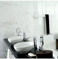 Porcelanosa Marmol Carrara setting