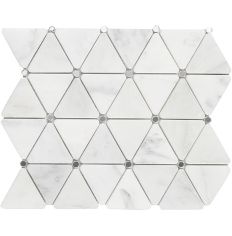 Porcelanosa Victorian Diamond Marmara-Mir Mosaic 32.9 x 28.3cm