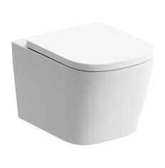 Portobello Rimless Wall Hung WC & Soft Close Seat